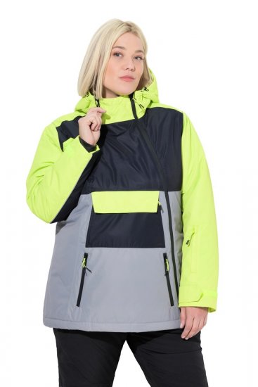 Ulla Popken 845115 Funkcionalni kaput Siva - Kaputi - Ženski kaputi velikih veličina