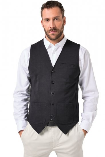 JP1880 846089 Sweat prsluk Crna - Odijela - Muška Odijela Veliki Brojevi