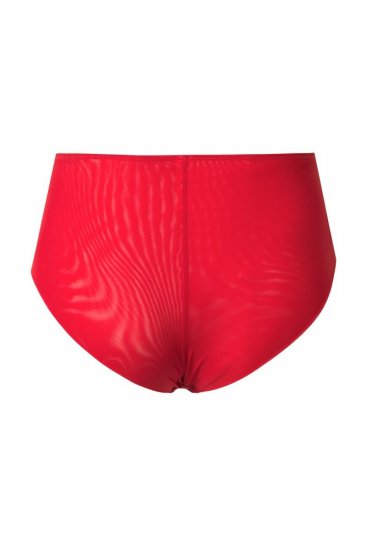 Ulla Popken 846235 Hipster gaćice s čipkom Crvena - Gaćice - 