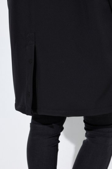 Ulla Popken 846278 Softshell kaput Crna - Kaputi - Ženski kaputi velikih veličina