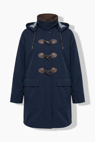 Ulla Popken 846278 Softshell kaput Tamnoplava - Kaputi - Ženski kaputi velikih veličina