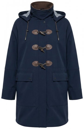 Ulla Popken 846278 Softshell kaput Tamnoplava - Kaputi - Ženski kaputi velikih veličina