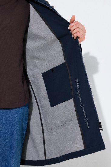 Ulla Popken 846278 Softshell kaput Tamnoplava - Kaputi - Ženski kaputi velikih veličina