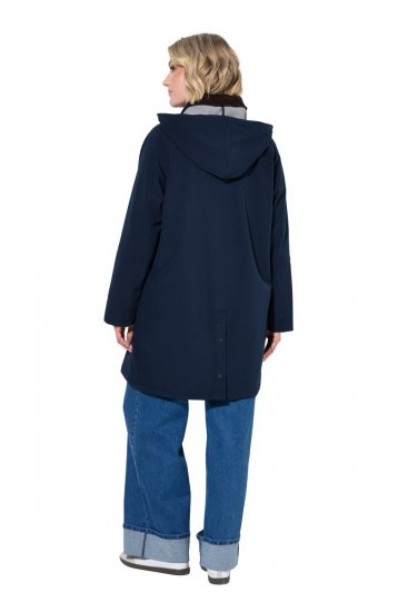 Ulla Popken 846278 Softshell kaput Tamnoplava - Kaputi - Ženski kaputi velikih veličina