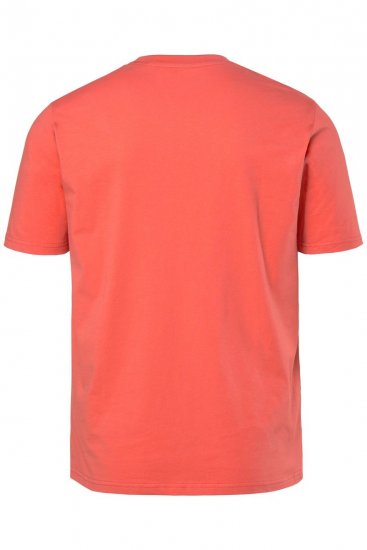Men+ 829 Majica Surfer's Paradise Koraljna - Majice Kratkih Rukava - Muške Majice Kratkih Rukava Veliki Brojevi 