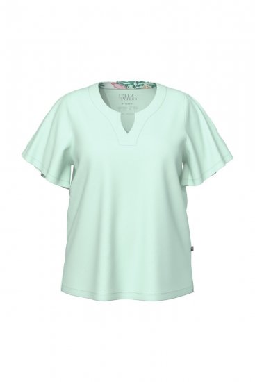 Ulla Popken 846971 Pidžama s uzorkom Svijetlozelena - Pidžame/Loungewear - 