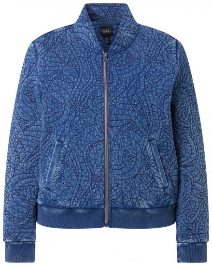 Ulla Popken 847035 Prošivena jakna Denim plava - Jakne - Jakne za žene velikih veličina