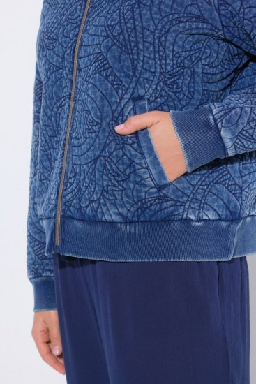 Ulla Popken 847035 Prošivena jakna Denim plava - Jakne - Jakne za žene velikih veličina