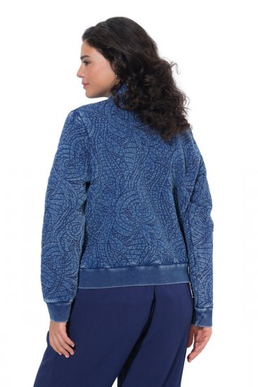 Ulla Popken 847035 Prošivena jakna Denim plava - Jakne - Jakne za žene velikih veličina