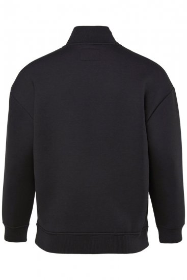 STHUGE 847083 Varsity jakna od scuba tkanine Crna - Jakne - Muške Jakne Veliki Brojevi