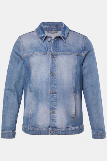 STHUGE 847739 Traper jakna vintage izgleda Svijetloplava - Jakne - Muške Jakne Veliki Brojevi