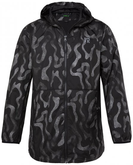 Jay-Pi 847852 Ultralagana outdoor jakna s reflektirajućim printom Crna - Jakne - Muške Jakne Veliki Brojevi