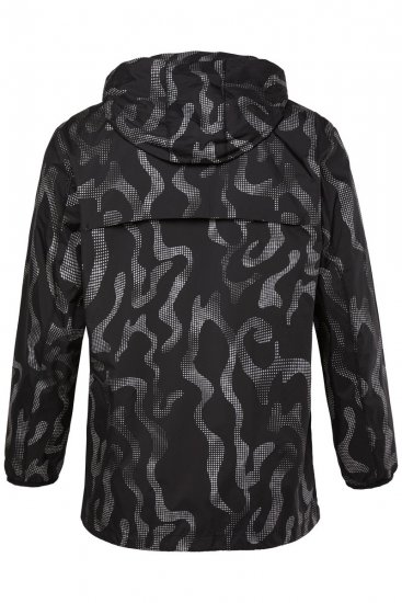 Jay-Pi 847852 Ultralagana outdoor jakna s reflektirajućim printom Crna - Jakne - Muške Jakne Veliki Brojevi