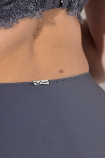 Ulla Popken 848693 Gaćice s čipkom Antracit - Gaćice - 