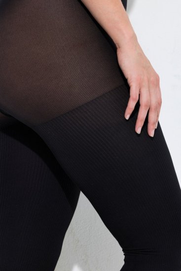 Ulla Popken 849063 Hulahopke Crna - Hulahopke & čarape - 