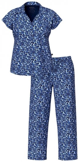 Ulla Popken 849144 Pidžama sa životinjskim uzorkom Tamnoplava - Pidžame/Loungewear - 