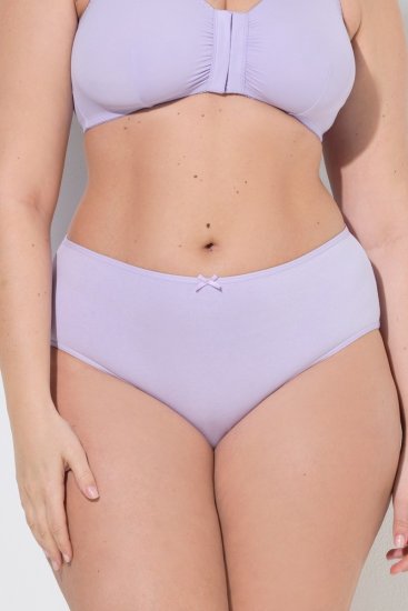 Ulla Popken 849202 Uzorkovane gaćice 6 kom Siva - Gaćice - 