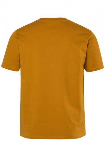 Men+ 448 Majica Endless Coast Svijetli lješnjak - Majice Kratkih Rukava - Muške Majice Kratkih Rukava Veliki Brojevi 