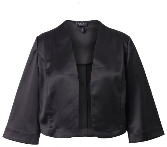 Ulla Popken 849457 Bolero Crna - Jakne - Jakne za žene velikih veličina