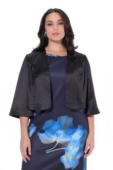 Ulla Popken 849457 Bolero Crna - Jakne - Jakne za žene velikih veličina