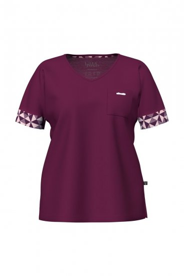 Ulla Popken 849850 Pidžama s kariranim uzorkom Bobičasto crvena - Pidžame/Loungewear - 