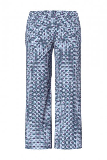 Ulla Popken 850045 Pidžama kratkih rukava Svijetloplava - Pidžame/Loungewear - 