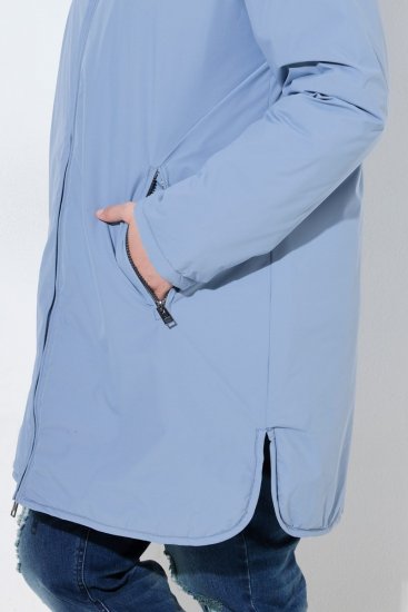Ulla Popken 850361 Funkcionalna jakna Denim plava - Jakne - Jakne za žene velikih veličina