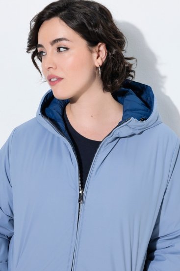 Ulla Popken 850361 Funkcionalna jakna Denim plava - Jakne - Jakne za žene velikih veličina
