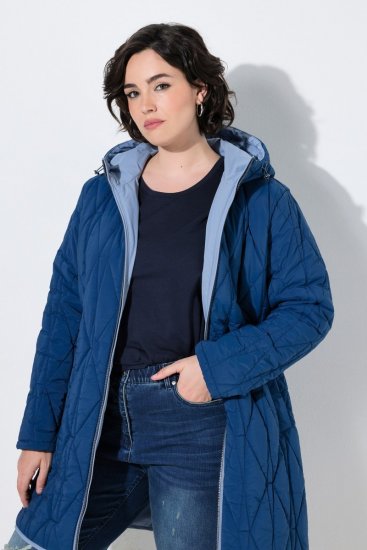 Ulla Popken 850361 Funkcionalna jakna Denim plava - Jakne - Jakne za žene velikih veličina