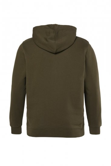 Men+ 375 Dukserica s kapuljačom Heritage Denim Khaki zelena - Puloveri & dukserice - Muške Puloveri & dukserice veliki brojevi