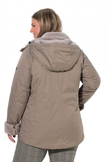 Ulla Popken 850509 Jakna od umjetnog krzna Taupe - Jakne - Jakne za žene velikih veličina