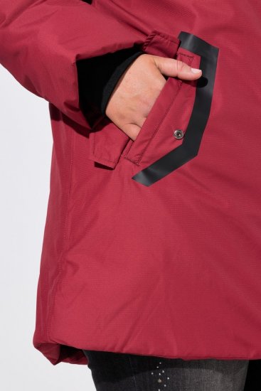 Ulla Popken 850794 Funkcionalni kaput Crvena - Kaputi - Ženski kaputi velikih veličina