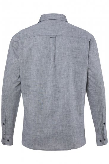 JP1880 850931 Chambray košulja dugih rukava Crna TALL - TALL košulje - TALL košulje za visoke muškarce