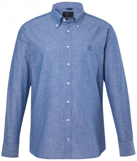 JP1880 850931 Chambray košulja dugih rukava Denim plava TALL - TALL košulje - TALL košulje za visoke muškarce