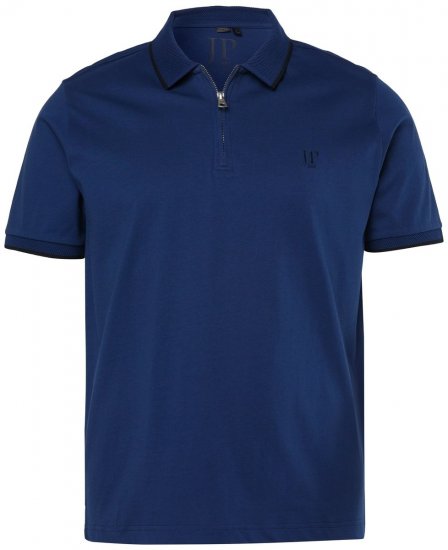 JP1880 851048 Polo majica s patentnim zatvaračem Noćno plava TALL - TALL polo majice - TALL polo majice za visoke