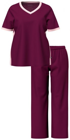 Ulla Popken 851245 Pidžama Bobičasto crvena - Pidžame/Loungewear - 