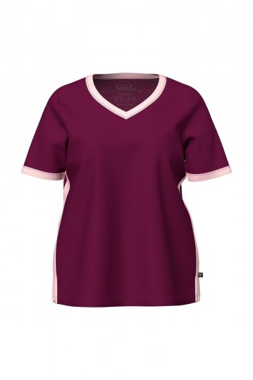 Ulla Popken 851245 Pidžama Bobičasto crvena - Pidžame/Loungewear - 