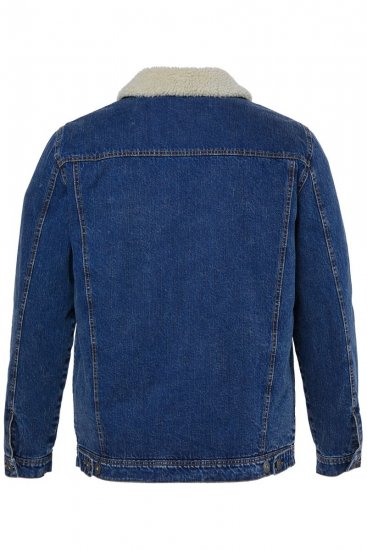 JP1880 851363 Traper jakna s teddy podstavom Denim plava TALL - TALL jakne - TALL jakne za visoke muškarce