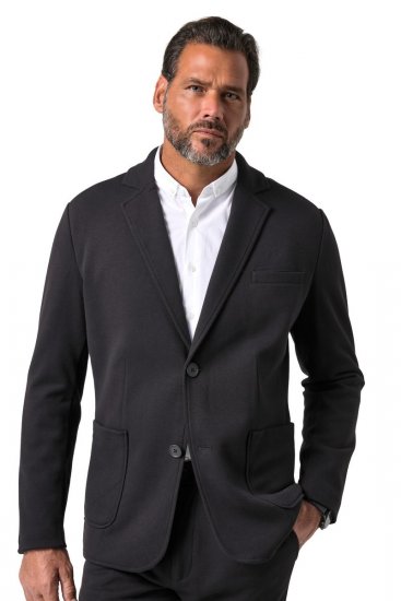 JP1880 Naples Flexnamic Jersey sako Crna - Odijela - Muška Odijela Veliki Brojevi