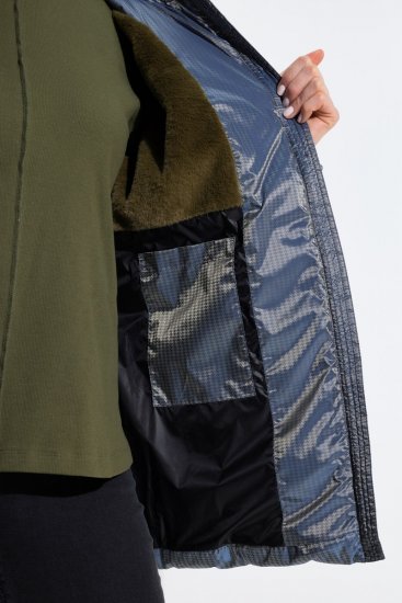 Ulla Popken 851790 Prošivena jakna Denim plava - Jakne - Jakne za žene velikih veličina
