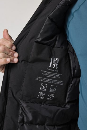 Jay-Pi 852164 Podstavljena funkcionalna jakna Crna - Jakne - Muške Jakne Veliki Brojevi