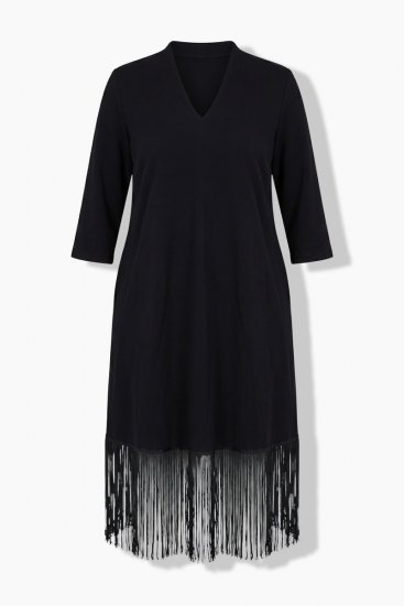 Ulla Popken 852937 Haljina od jerseya Crna - Haljine od jerseyja - 