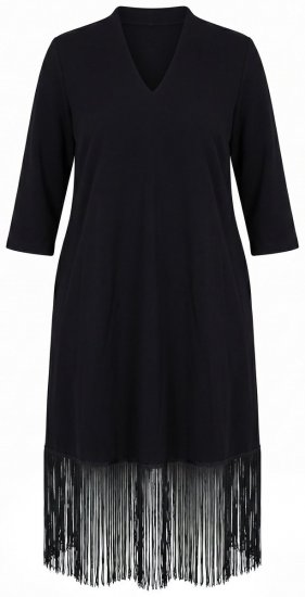 Ulla Popken 852937 Haljina od jerseya Crna - Haljine od jerseyja - 