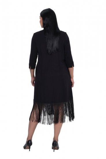 Ulla Popken 852937 Haljina od jerseya Crna - Haljine od jerseyja - 