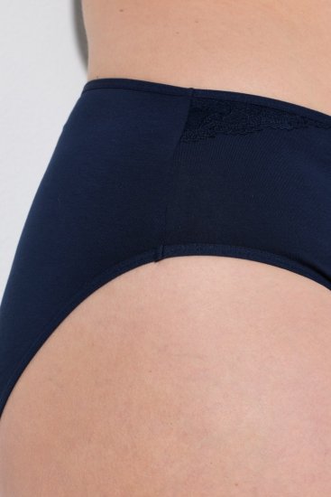 Ulla Popken 853698 Gaćice s čipkom 5 kom Crna - Gaćice - 