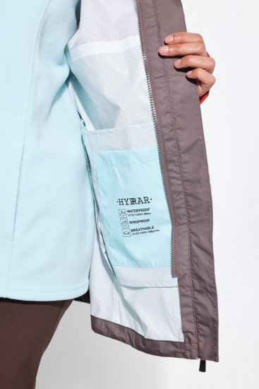 Ulla Popken 855313 Parka Taupe - Kaputi - Ženski kaputi velikih veličina