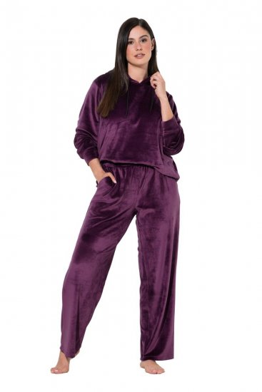 Ulla Popken 856119 Kućne hlače Boja šljive - Pidžame/Loungewear - 