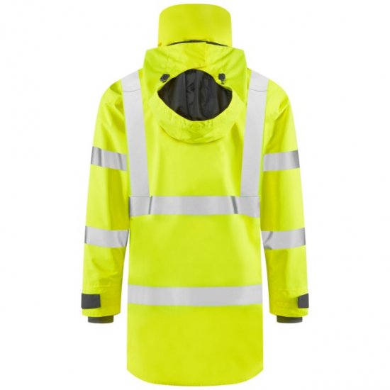 Leo Eastleigh Ecoviz 10K Performance Breathable Anorak Hi-Vis Yellow - Radna odjeća - Radna Odjeća Veliki Brojevi