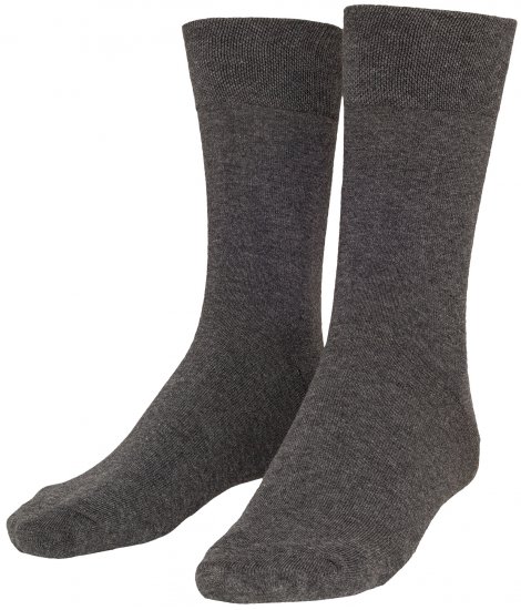 Adamo Aaron Soft-socks Charcoal 3-pack - Donje rublje & kupaće hlače - muške donje rublje veliki brojevi