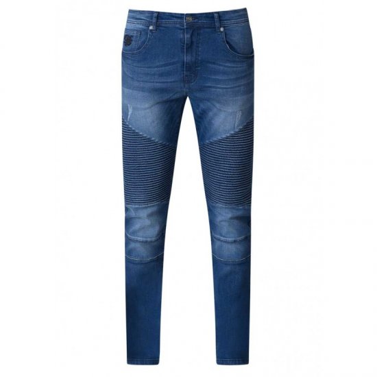 D555 Abrams Biker Style Jeans - Traperice & hlače - Muške Traperice i Hlače Veliki Brojevi